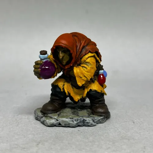 Miniatura Alquimista RPG de Mesa Impressao 3D