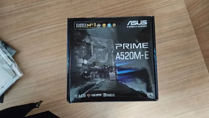 Placa Mãe Asus A520M-E para Ryzen