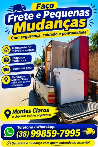 Faço frete e pequenas mudanças 