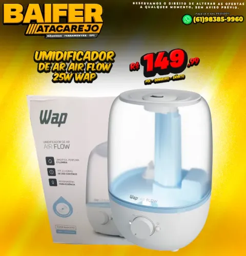 Umidificador de Ar Air Flow 25w Wap