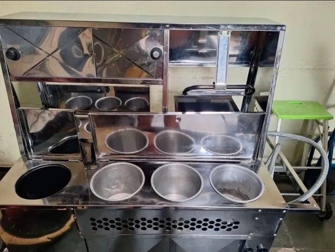 Carrinho de Hot Dog Inox Completo