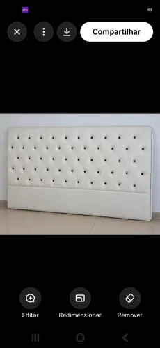 Cabeceira de cama de casal