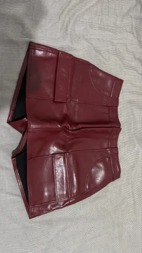 short saia courinho vinho G