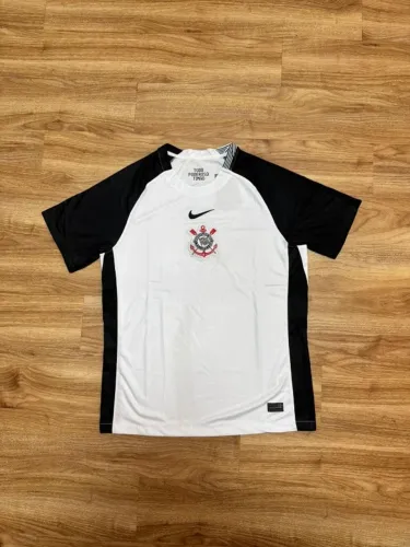 Camiseta Corinthians Nike branca e preta g