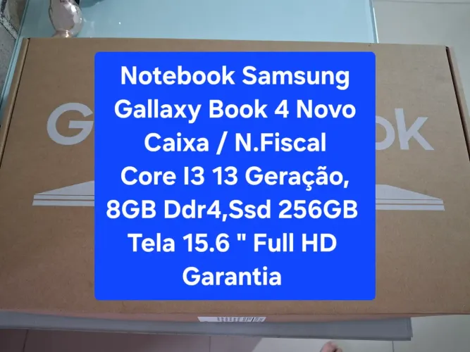 Notebook Samung Na Caixa Nota,Core I3 13 Geração - Garantia