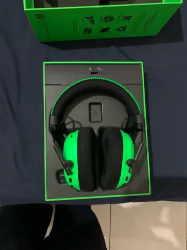 Headset Gamer Razer BlackShark V3 Pro - Green Edition (novo, na caixa)