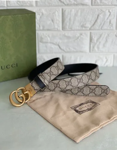 Cinto Gucci 2 em 1 ( couro ) 