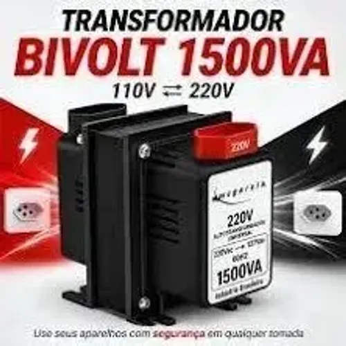 transformador de 1500va 139,90,,entrega