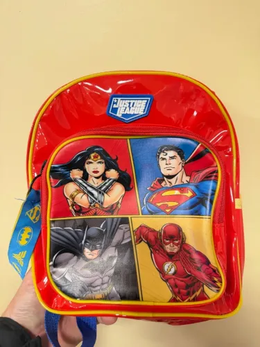 Mochila infantil liga da justiça