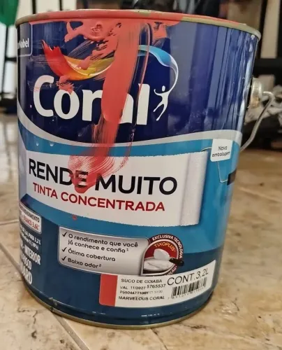 3 latas de tinta