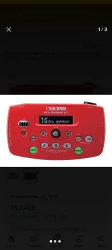 Vendo pedal de voz