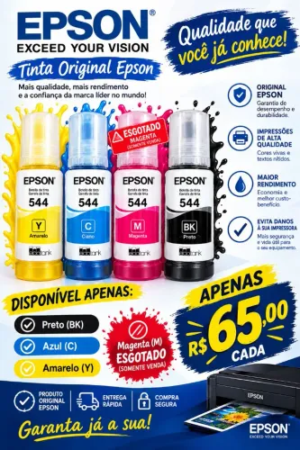 Tinta para impressora Epson