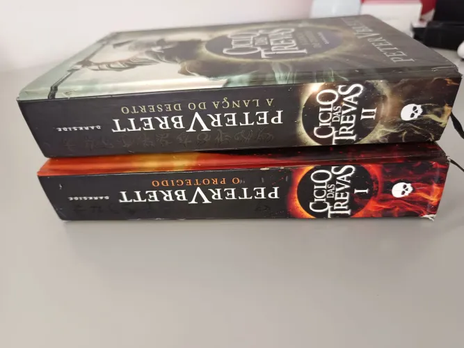 Coleção Ciclo das Trevas - Peter V. Brett (Darkside) Volume 1 e 2 - Capa Dura