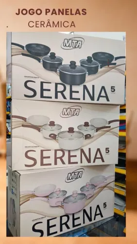 Jogo panela cerâmica