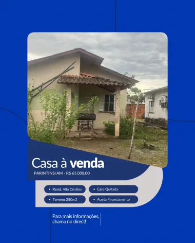 Vendo Casa em Parintins