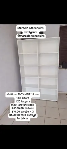 Multiuso 100% MDF branco