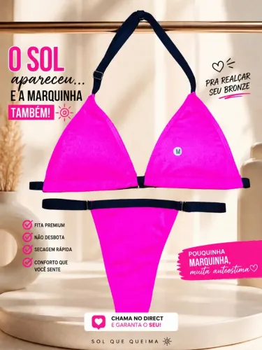 Biquíni de Fita Premium | Marquinha Perfeita | Do P ao GG