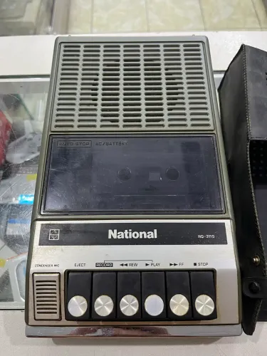 Gravador national rq 311s funcionado