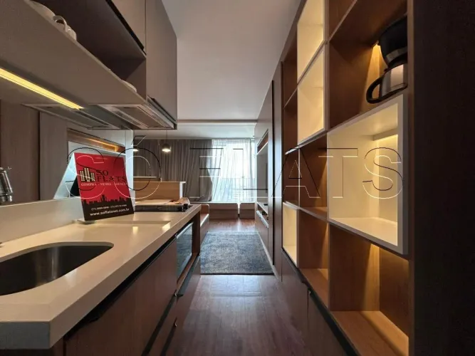 Residencial Viz Ponte Estaiada, flat disponível para locação com 35m², 1 dormitório e 1 va