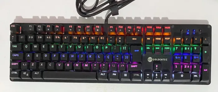 Teclado Gamer Mecânico RGB