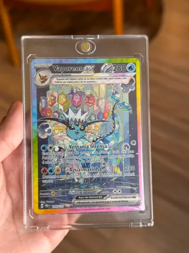 Carta Pokémon - Vaporeon EX Prismático