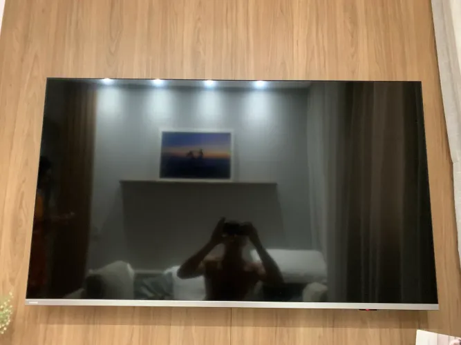 Tv smart Phillips, queimada
