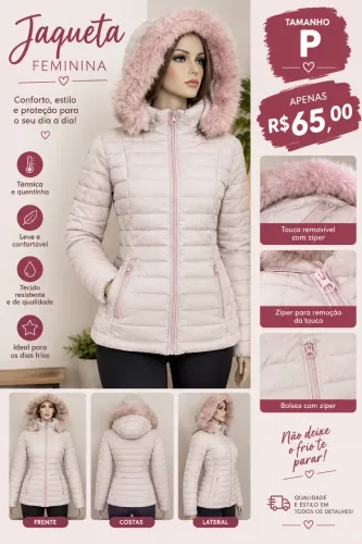 Jaqueta feminina 