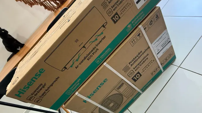 AR CONDICIONADO 9mil BTUS INVERTER HISENSE. LACRADO! ACEITAMOS CARTOES
