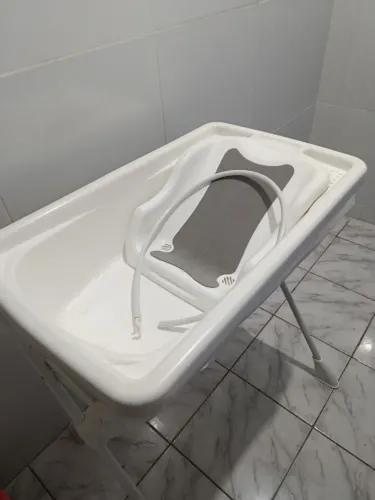 Kit Banho Burigotto (Banheira + Suporte + Assento Redutor)