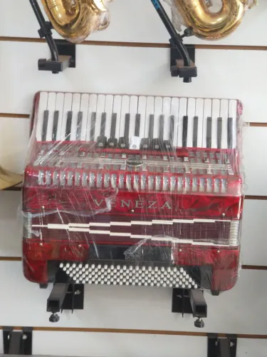 Acordeon Veneza 120 baixos reduzida