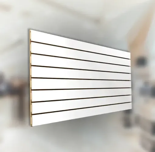 Painel Mdf Canaletado 90x90 Branco Ideal Para Loja Casa