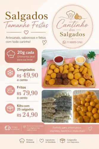 Salgados para festas ?