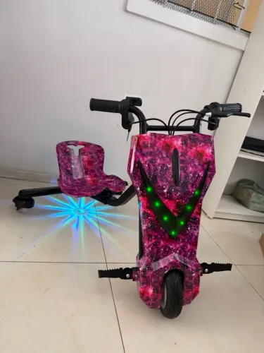 Triciclo drift elétrico infantil 8 polegadas