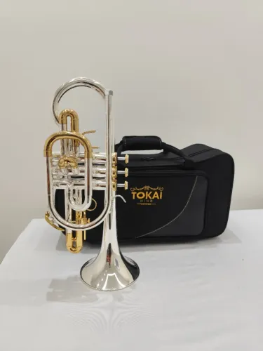 Cornet Tokai TCT-200PG Sib - Prata c/ Dourado - NOVO R$3700,00-Troco/Parcelo 18x