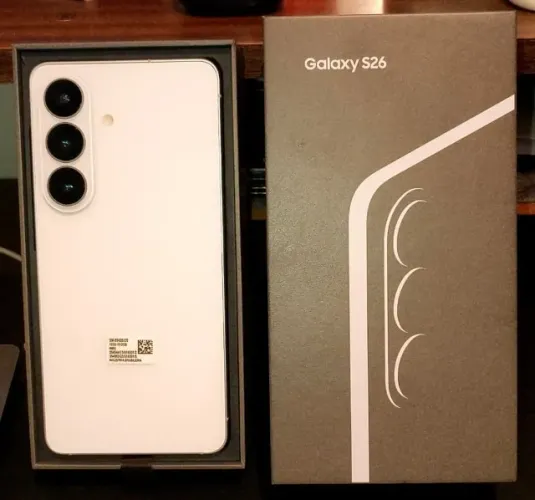 Samsung S26 5G, 512GB, Branco. (NA CAIXA)