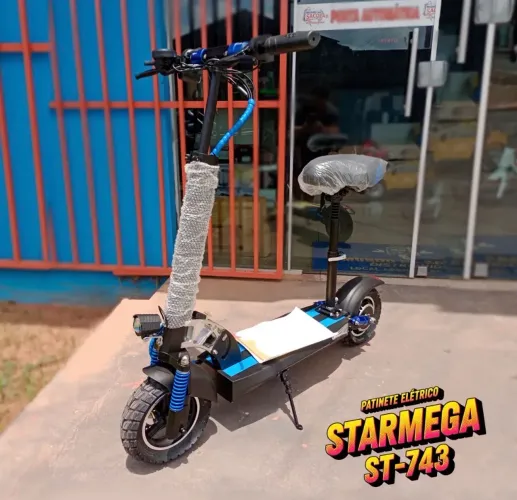 Patinete Elétrico com Banco Scooter Dobrável STARMEGA ST-743