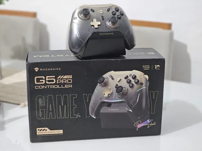Controle Machenike G5 Pro V2 Premium Edition + Base e Caixa