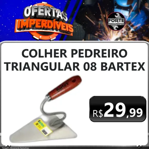 Colher Para Pedreiro Triangular
