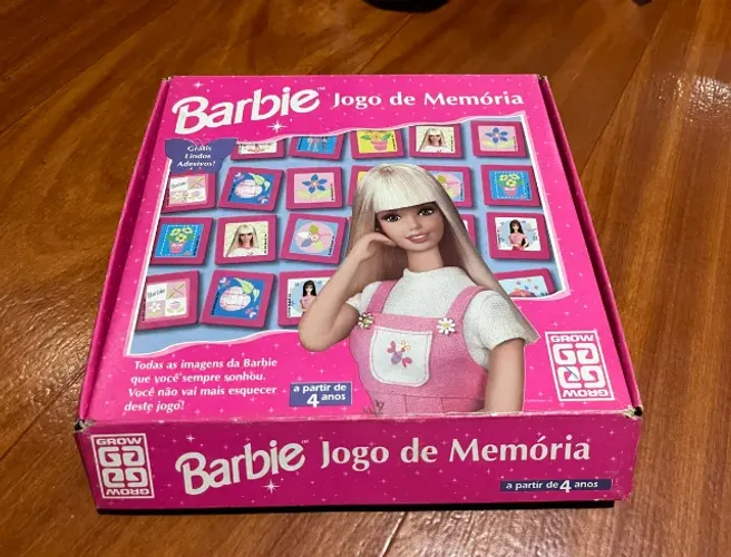 Jogo da memória Barbie - Retrô, anos 90 - USADO - LEIA A DESCRIÇÃO