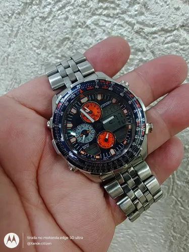 Relógio Citizen navihalk c300 esquadrilha da fumaça completo 