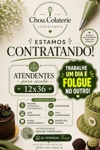 Vaga atendente 