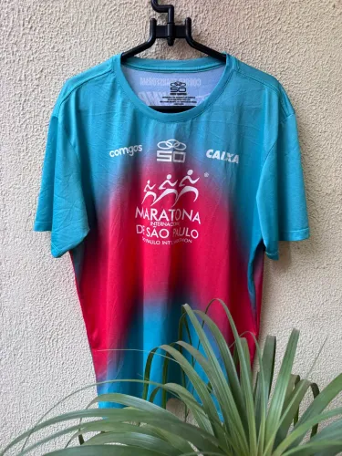 Camisa Corrida Olympikus Maratona Internacional De São Paulo Esportes Fitness