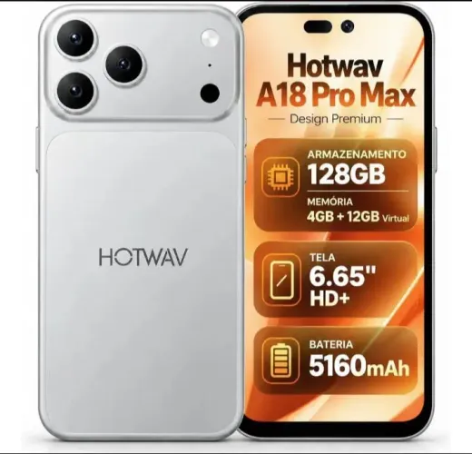 Table Hotwav A18 Pro Max Cor Vinho 128gb + 4gb + Nfc