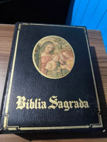 Bíblia sagrada católica 1962 com imagens 