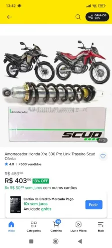 Amortecedor XRE 300