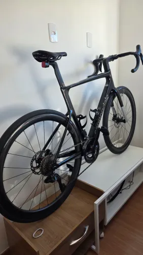 Bicicleta Cannondale Preta SuperSix EVO 3 TAM 56
