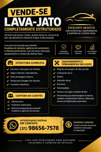 Passa ponto Lava jato 