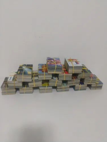 Lote com 1.500 cartões