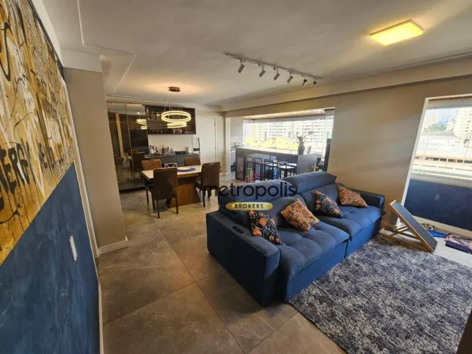 Apartamento com 3 dormitórios à venda, 128 m² por R$ 1.330.000,00 - Centro - Santo André/S