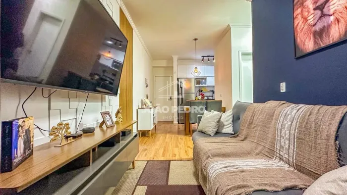 Apartamento mobiliado porteira fechada à venda no Pátio Home Resort em Taubaté - Valor de 